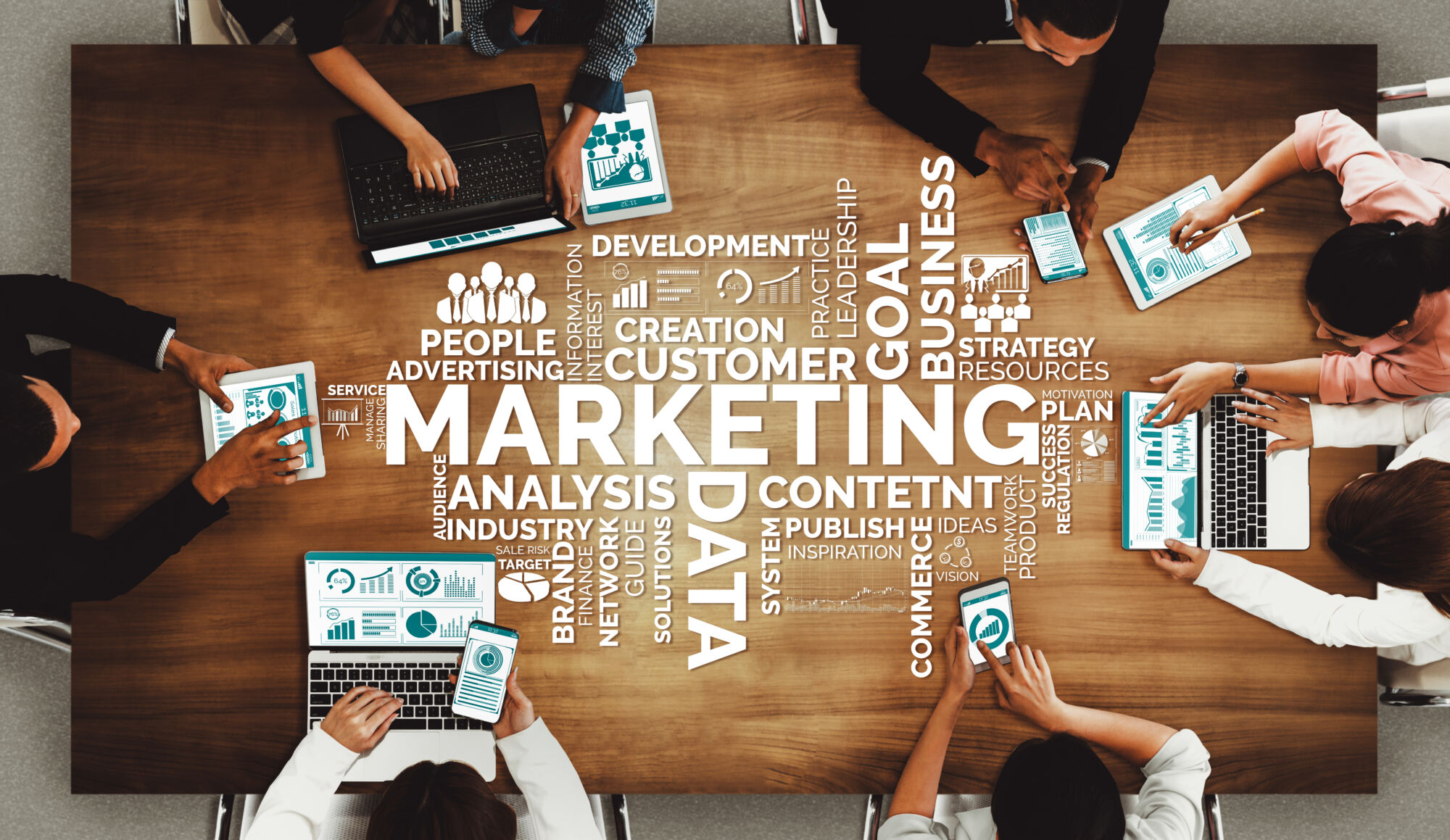Marketing of Digital Technology Business Concept uds Building Design NC
